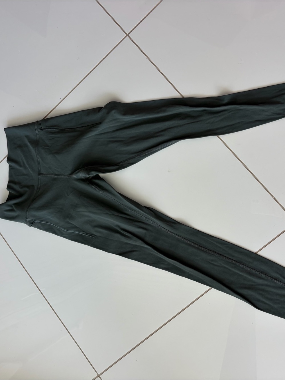 Athleta Forest Green High-Rise Performance Leggings